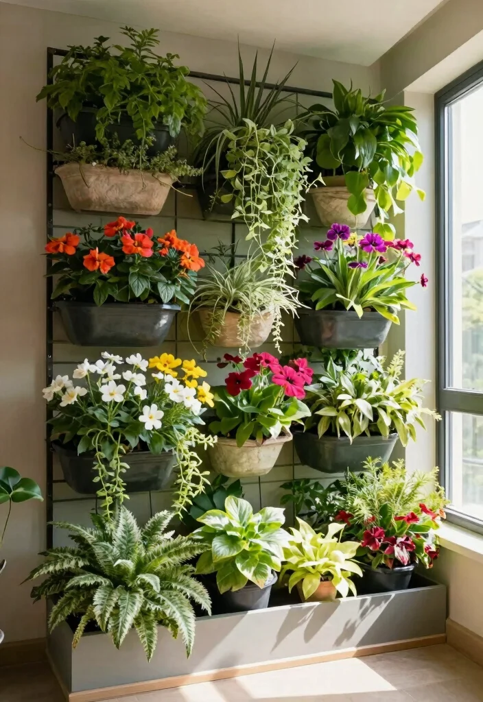 14 Basement Window Well Ideas That Bring in Light and Style 4. Vertical Gardens 0