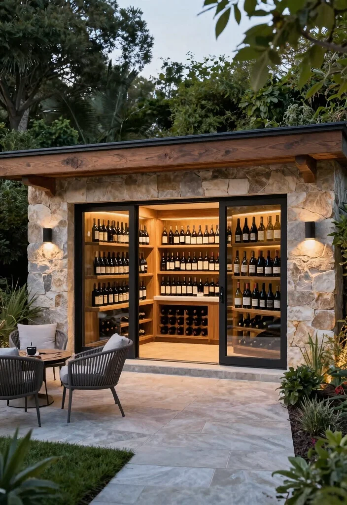 14 Basement Wine Cellar Ideas for Storage and Style 13. Outdoor Wine Cellar Extensions 0