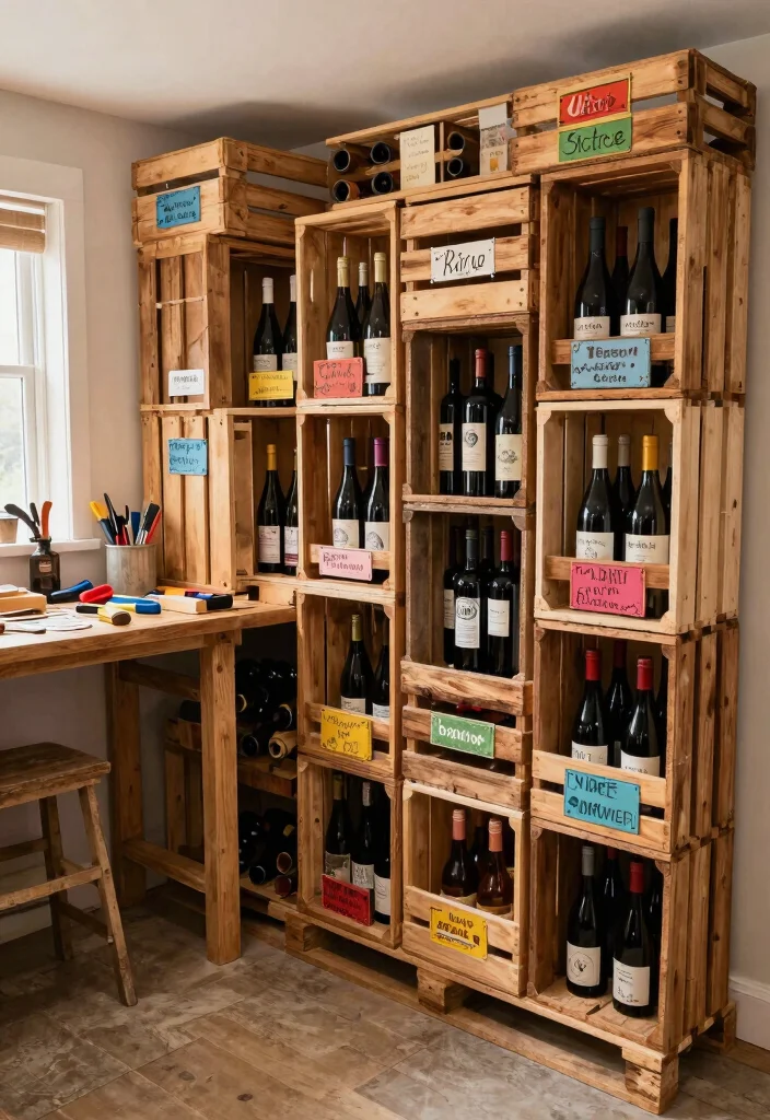 14 Basement Wine Cellar Ideas for Storage and Style 4. DIY Wine Cellar Ideas for Personal Touch 0