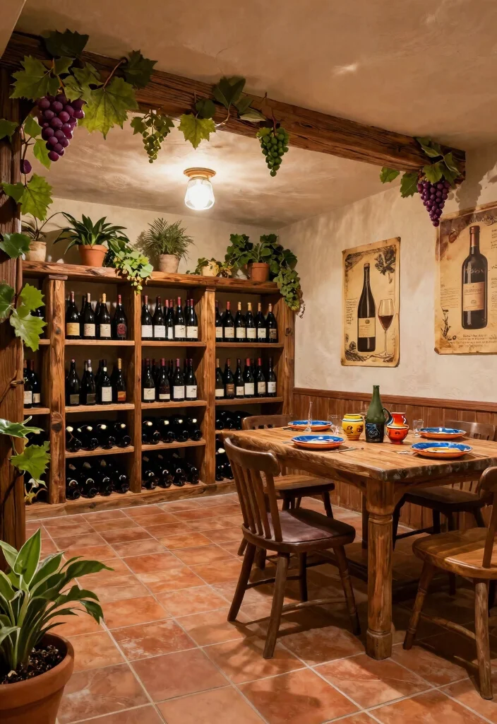 14 Basement Wine Cellar Ideas for Storage and Style 5. Themed Wine Cellars for Unique Character 0
