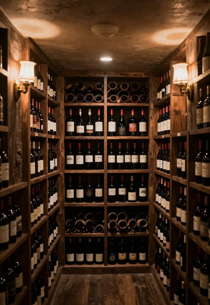 14 Basement Wine Cellar Ideas for Storage and Style 8. Lighting Techniques for Ambiance 0