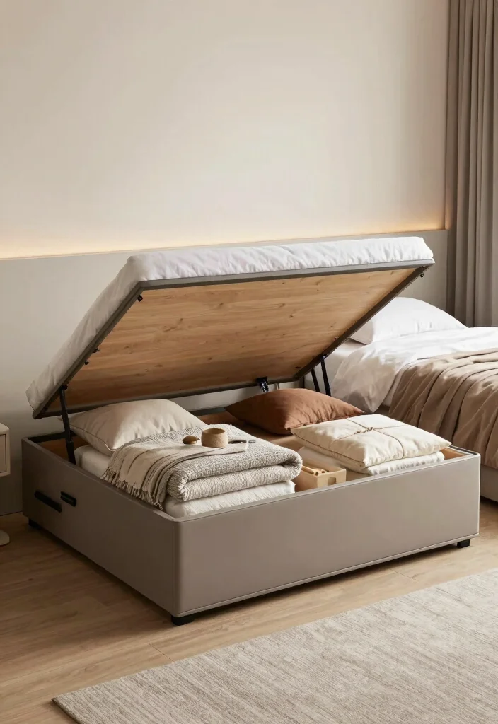 14 Bedroom Organization Ideas for Calm Functional Spaces 10. Hidden Storage Solutions 0