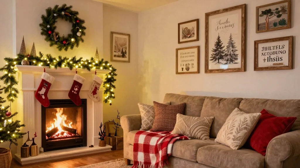 14 Christmas Wall Decor Ideas for Festive Homes