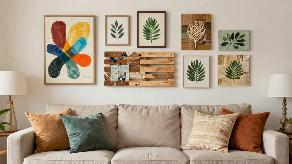 14 DIY Living Room Wall Decor Ideas on a Budget