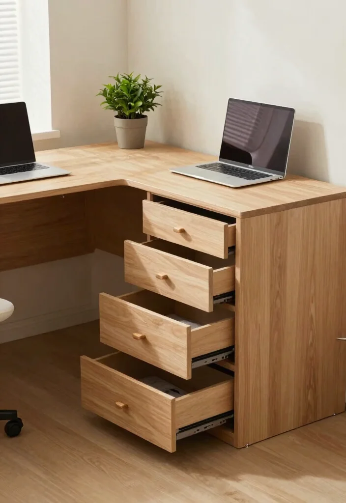 14 Desktop Organization Ideas for Digital and Physical Clutter 11. Embrace Multi Functional Furniture 0