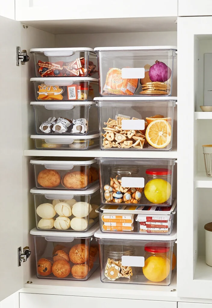 14 Kitchen Cabinet Organization Ideas for Daily Cooking 3 14 Kitchen Cabinet Organization Ideas for Daily Cooking 3. Stackable Storage Bins 0