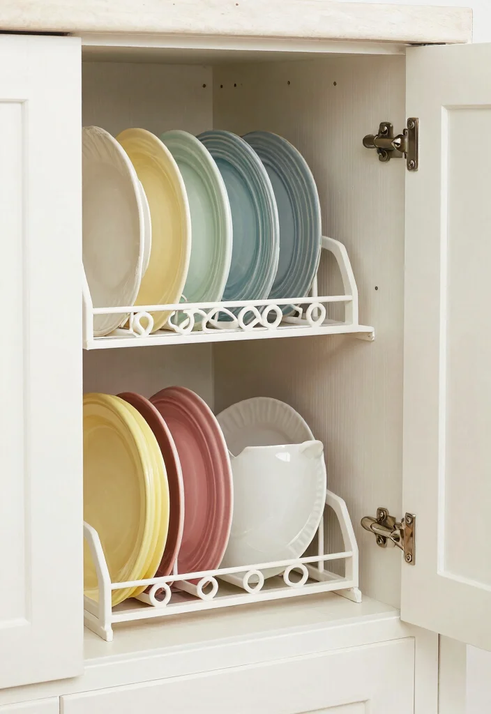 14 Kitchen Cabinet Organization Ideas for Daily Cooking 4 14 Kitchen Cabinet Organization Ideas for Daily Cooking 4. Vertical Plate Storage 0