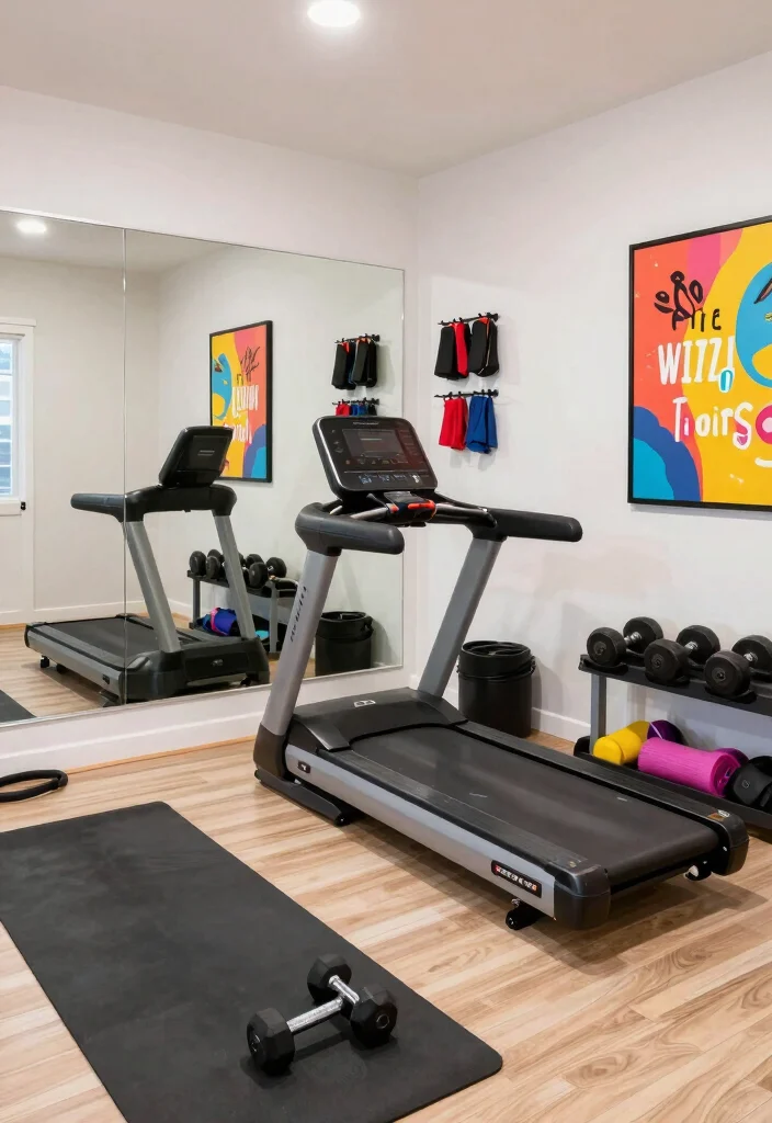 14 L Shaped Basement Layout Ideas for Better Flow 26 14 L Shaped Basement Layout Ideas for Better Flow 6. Inviting Home Gym 0