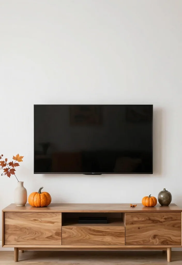 14 Media Wall Decor Ideas for Living Rooms and Lounges 14. Seasonal Decor Updates 0