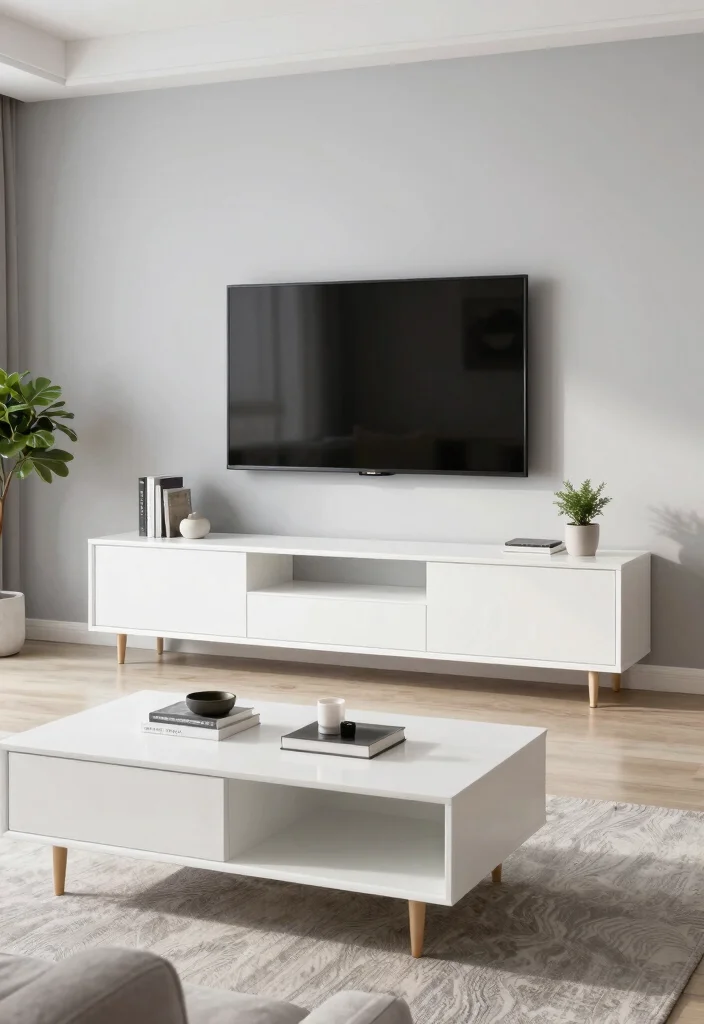 14 Media Wall Decor Ideas for Living Rooms and Lounges 9. Multi functional Furniture 0