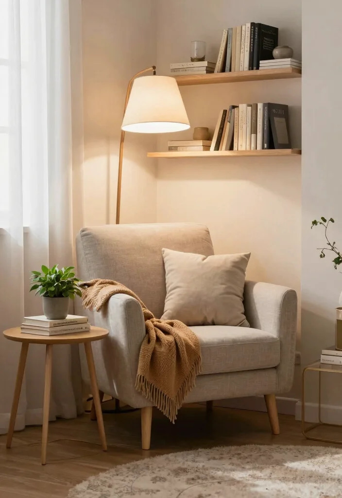 14 Small Bedroom Organization Ideas That Actually Work 5. Create a Cozy Nook 0