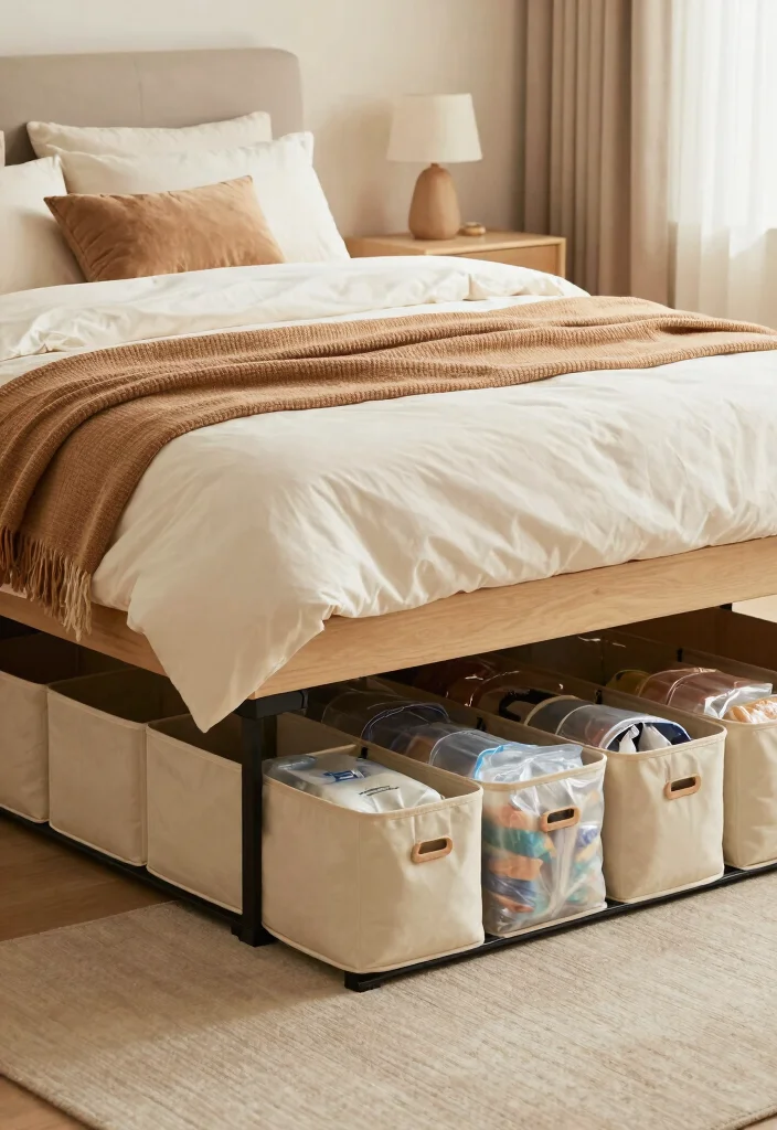 14 Small Space Organization Ideas for Clutter Free Living 3. Clever Under Bed Storage Solutions 0