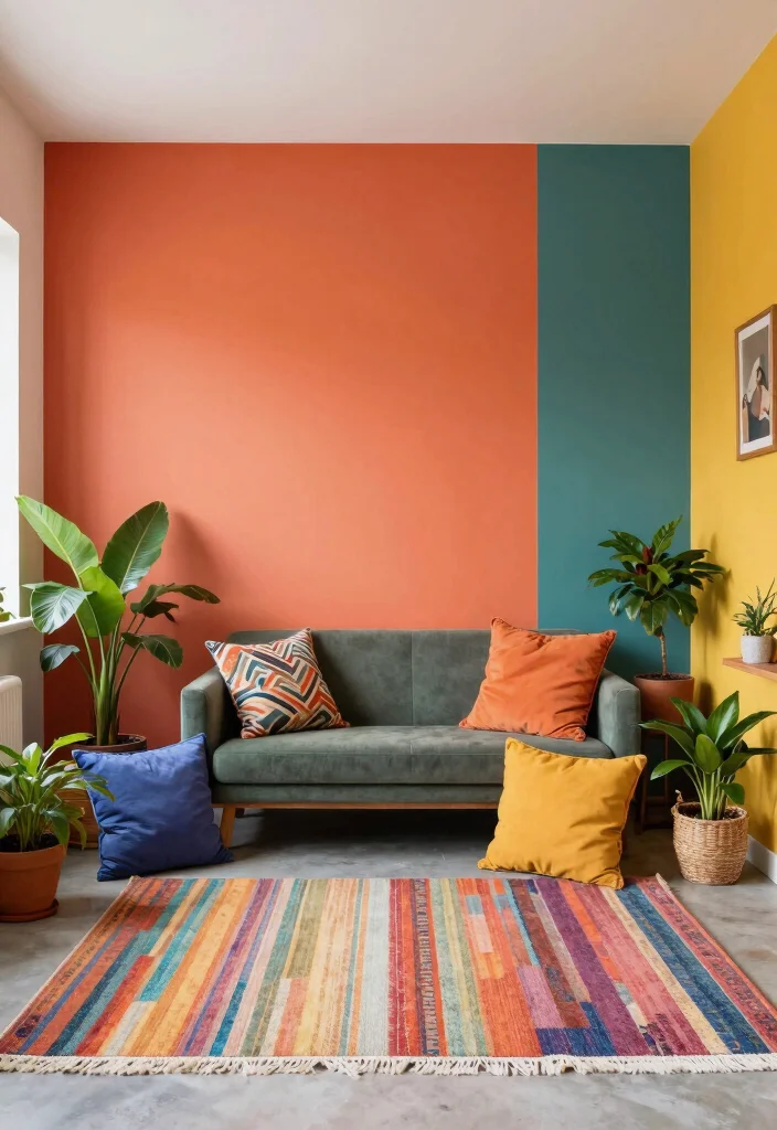 14 Tiny Basement Ideas That Maximize Limited Space 10. Creative Use of Color 0