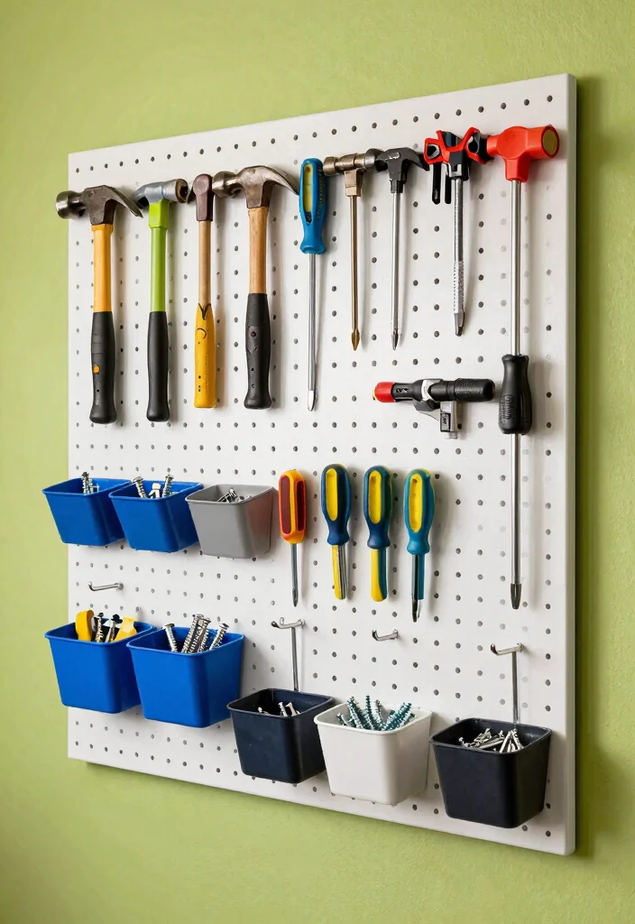 14 Tool Organization Ideas for Garages and Workshops 1 14 Tool Organization Ideas for Garages and Workshops 1. Pegboard Perfection 0