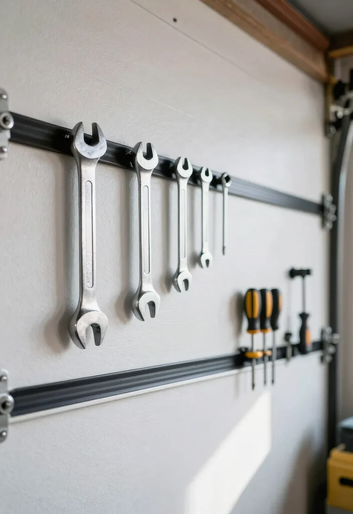 14 Tool Organization Ideas for Garages and Workshops 12 14 Tool Organization Ideas for Garages and Workshops 2. Magnetic Strips for Metal Tools 0