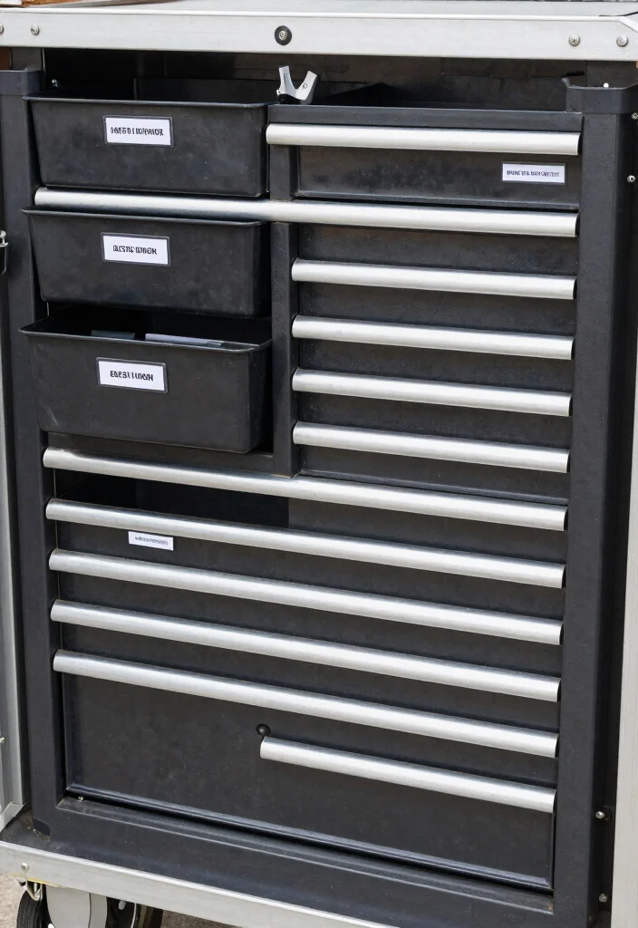 14 Tool Trailer Organization Ideas for Mobile Work 12. Label Everything 0