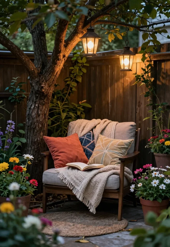 14 Unique Backyard Ideas That Stand Out and Feel Personal 9. Cozy Reading Nook 0