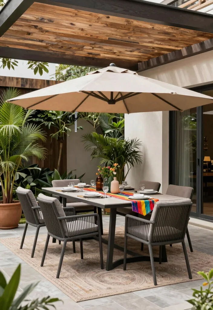 14 Walkout Basement Patio Ideas Under Decks 2. Outdoor Dining Retreat 0