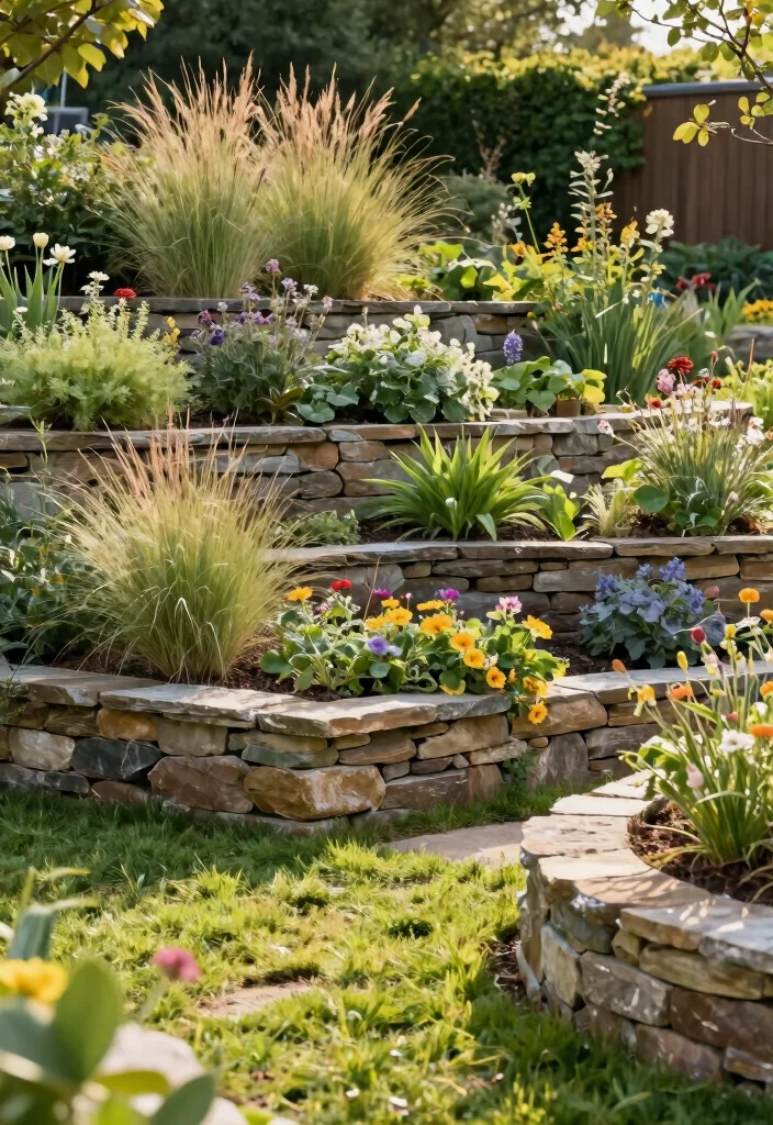 15 Backyard Retaining Wall Ideas That Add Structure and Style 12. Sloped Retaining Walls 0