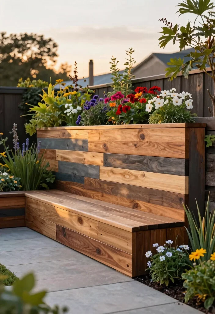 15 Backyard Retaining Wall Ideas That Add Structure and Style 13. Sustainable Composite Materials 0