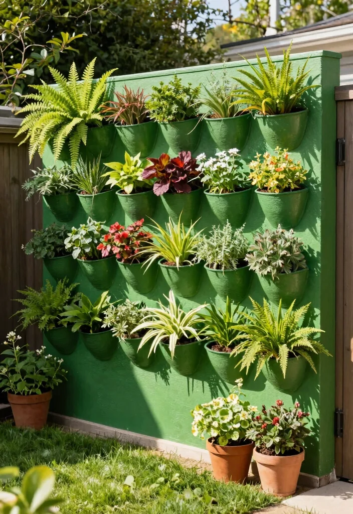 15 Backyard Retaining Wall Ideas That Add Structure and Style 9. Green Walls for Eco Friendly Aesthetics 0