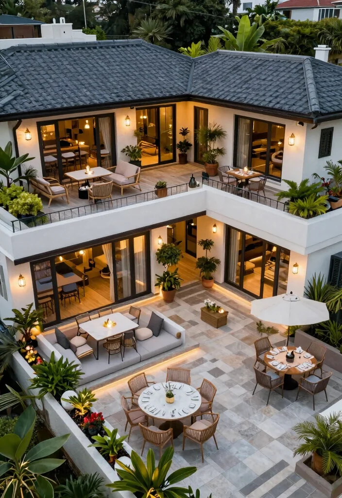 15 Covered Backyard Patio Ideas for All Weather Outdoor Living 13. Multi Level Patios 0