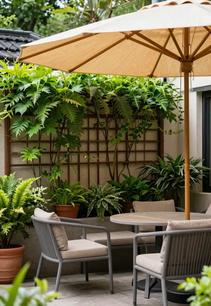 15 Covered Backyard Patio Ideas for All Weather Outdoor Living 6. Sustainable Shade Solutions 0