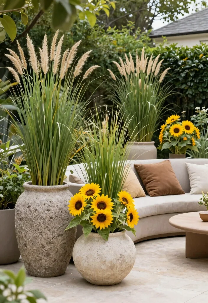 16 Backyard Privacy Ideas to Block Views and Feel Secluded 26 16 Backyard Privacy Ideas to Block Views and Feel Secluded 6. Decorative Containers 0