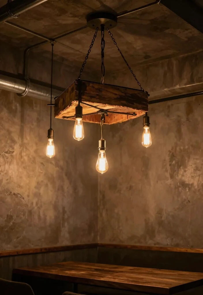 16 Basement Man Cave Ideas for Relaxed Personal Spaces 6. Industrial Lighting Fixtures 0