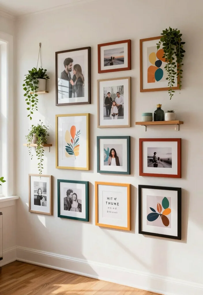 16 Bedroom Aesthetic Wall Decor Ideas That Feel Personal 1. Gallery Wall of Your Favorites 0