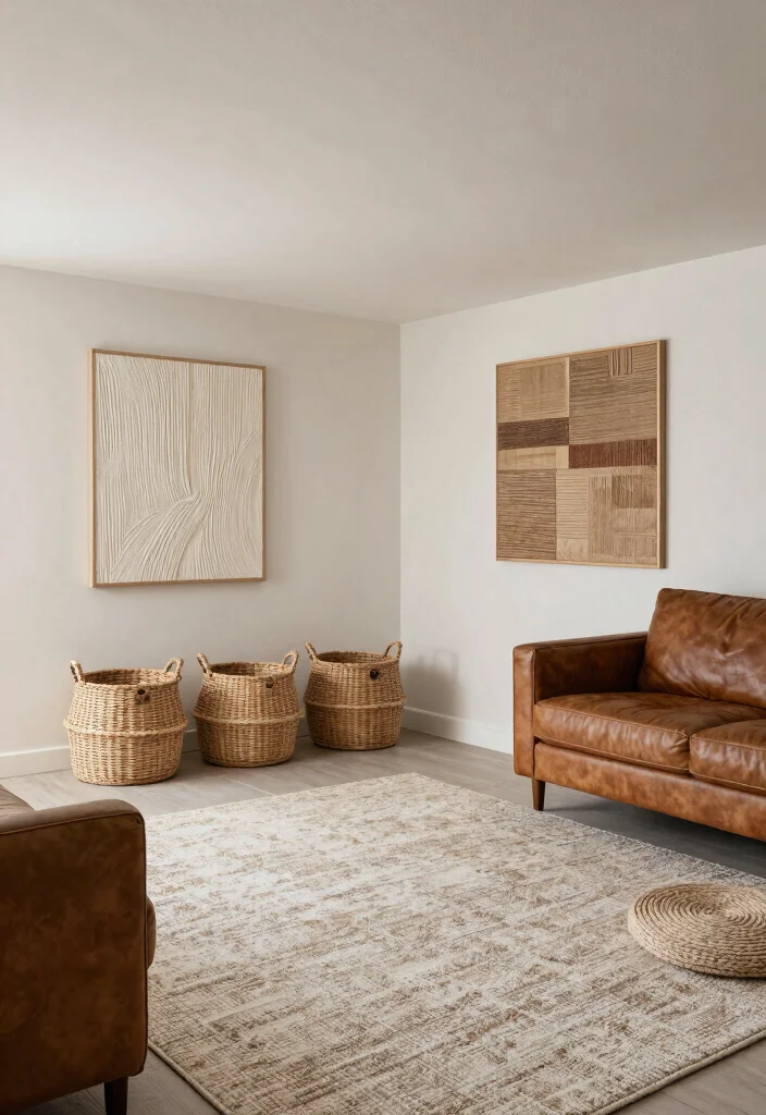 16 Low Ceiling Basement Renovation Ideas That Actually Work 14. Play with Textures 0