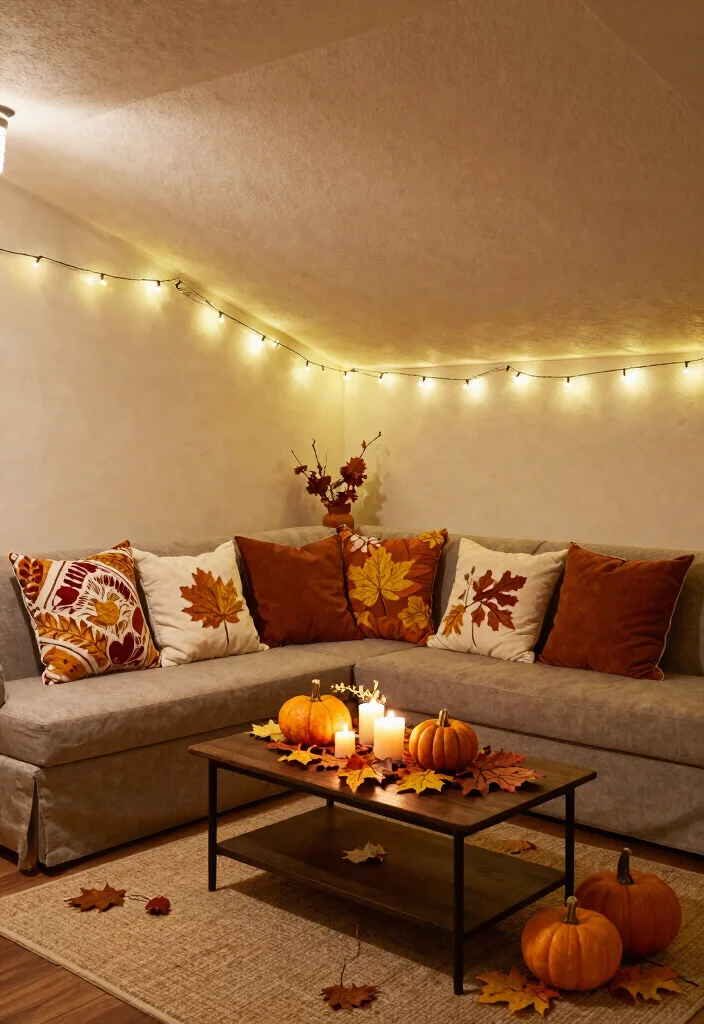 16 Open Basement Ideas That Feel Bright and Spacious 15. Seasonal Decor 0