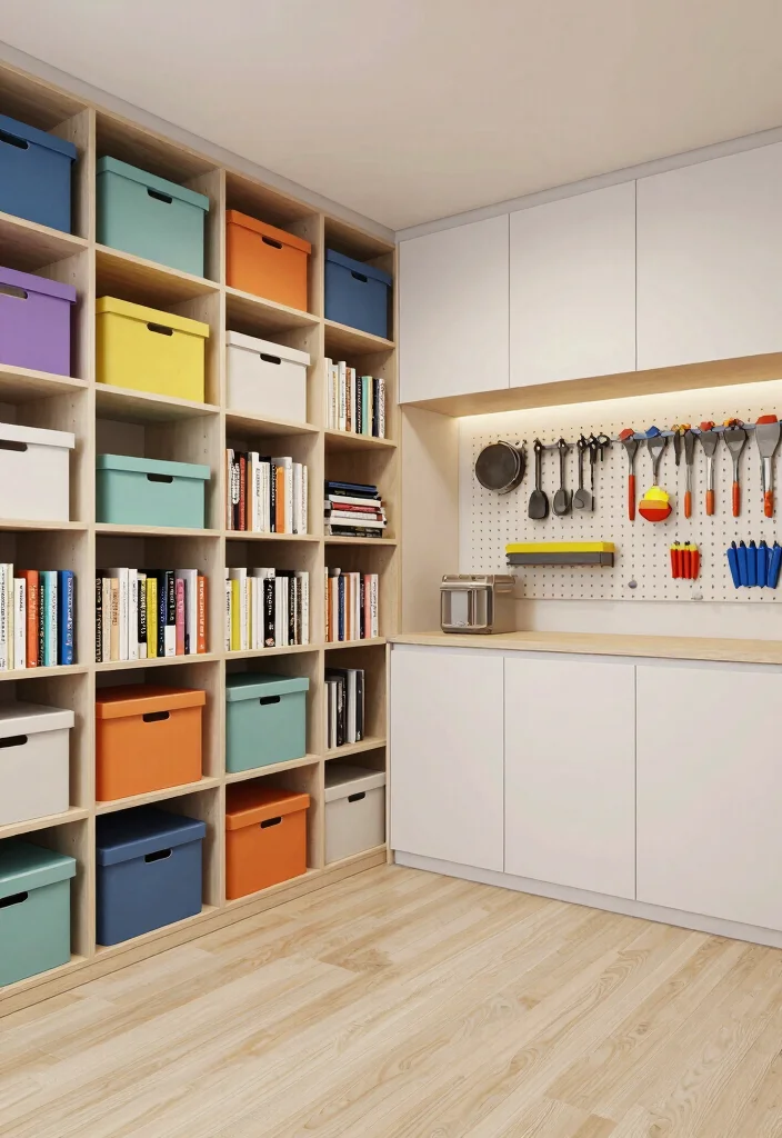 16 Open Basement Ideas That Feel Bright and Spacious 6. Vertical Storage Solutions 0