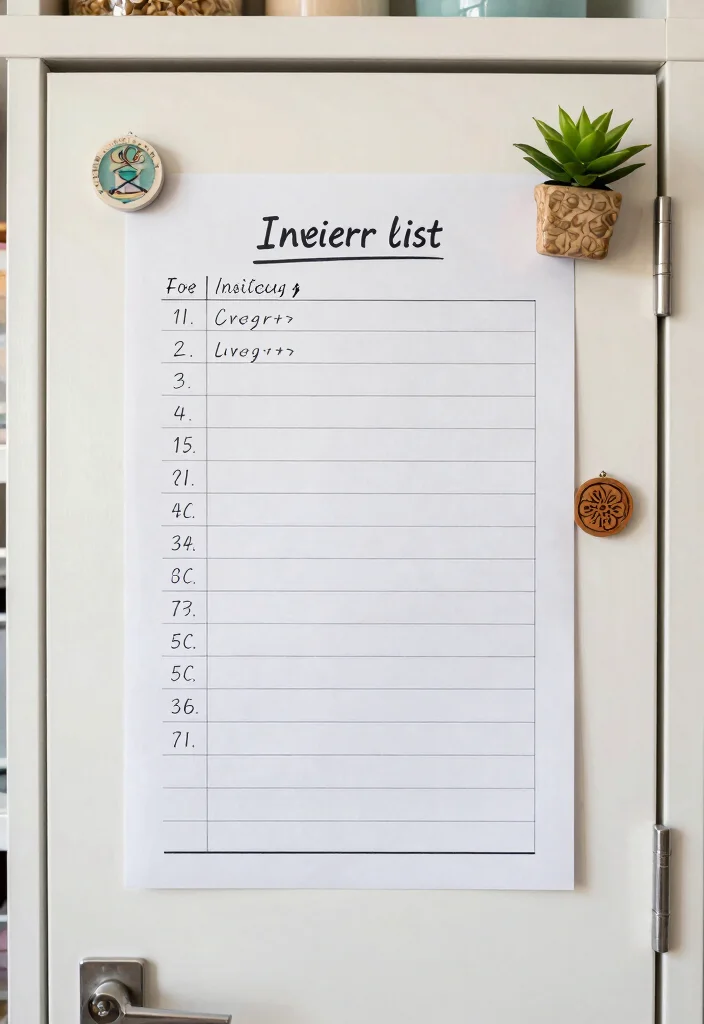 12 Walk In Pantry Organization Ideas for Everyday Use 11. Keep a Pantry Inventory List