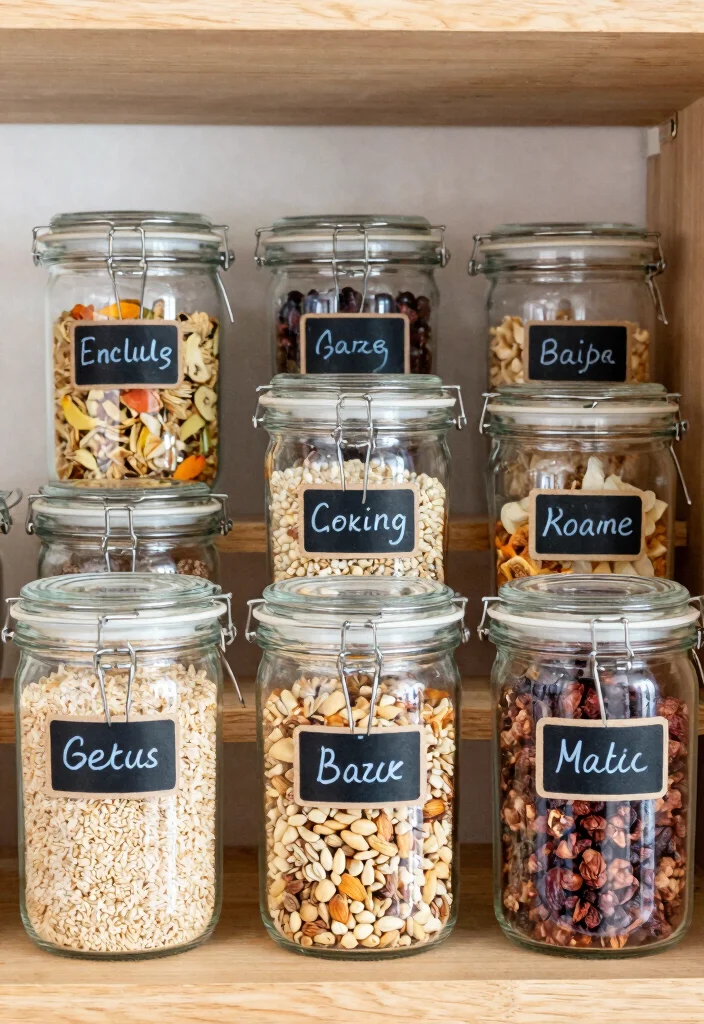 12 Walk In Pantry Organization Ideas for Everyday Use 1. Use Clear Containers for Visibility
